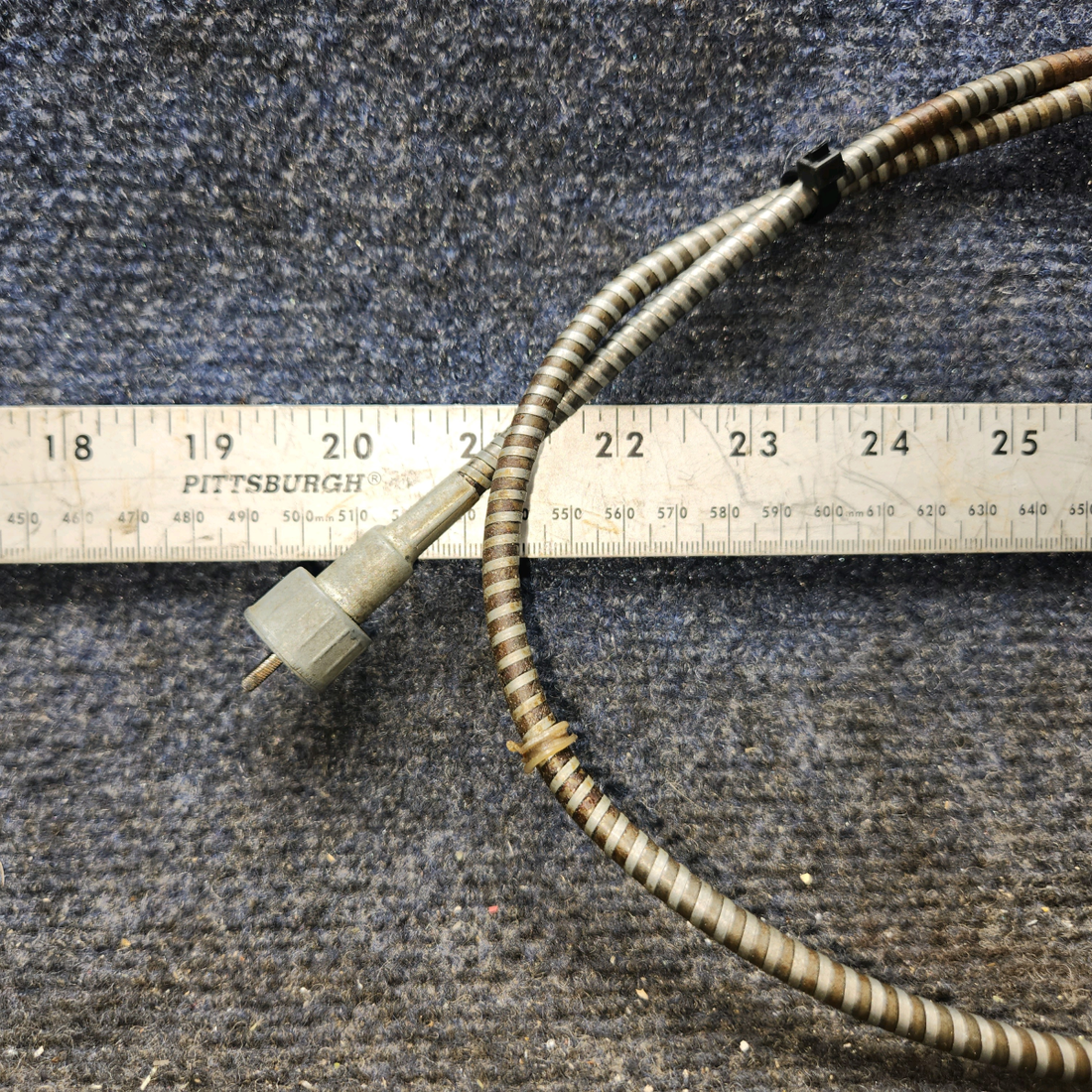 Used aircraft parts for sale, 51363-1 Cessna 172F Shaft Tachometer Control Cable (32”)