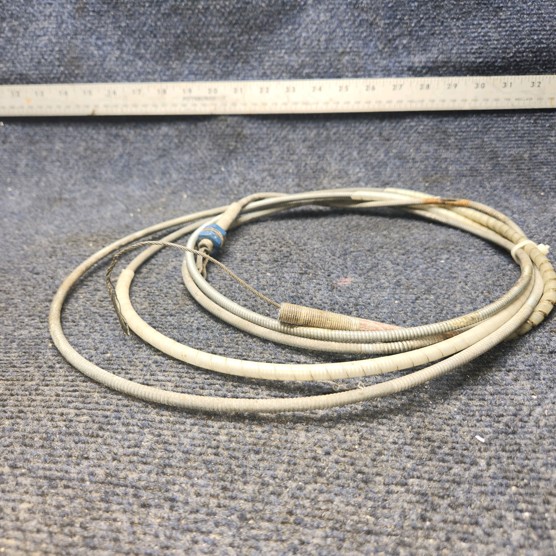 Used aircraft parts for sale, 9864054-1 Cessna Flap Position Indicator Cable 147"