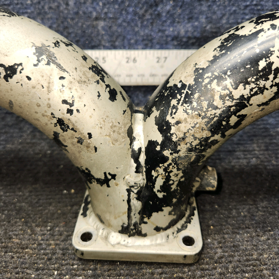 Used aircraft parts for sale, 627306 Continental GO-300 Cessna C175 Intake Manifold Riser Assembly