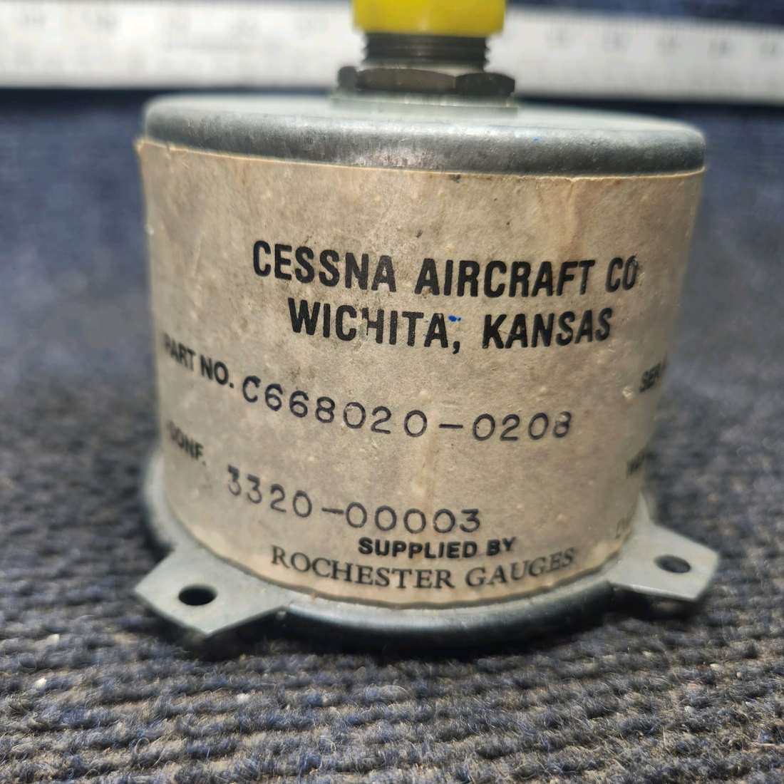 Used aircraft parts for sale, C668020-0208 Cessna 210 Tachometer Indicator RPM