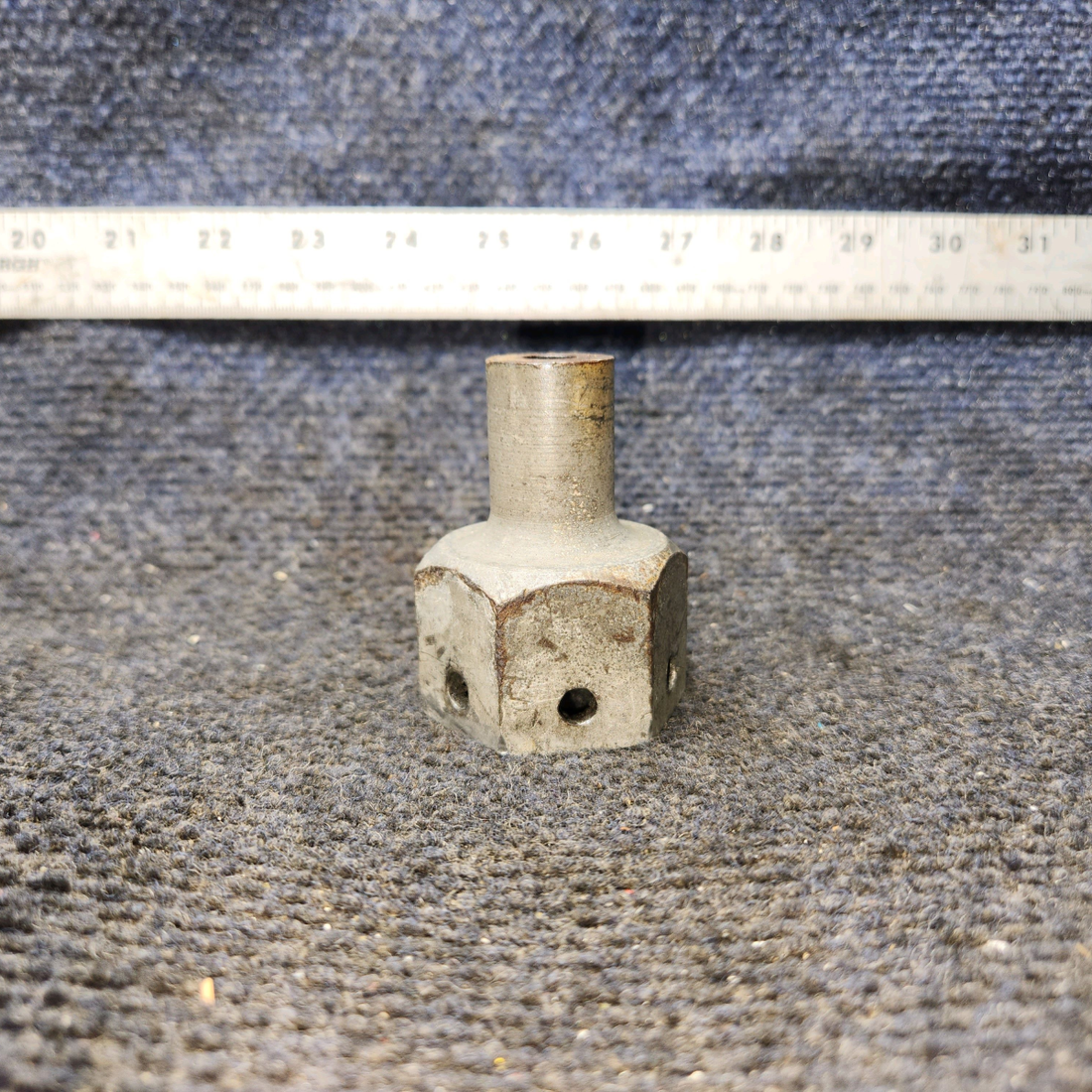 Used aircraft parts for sale, 0441130-2 Cessna 172 Main Gear Axle Fairing Nut (Length: 2.375")