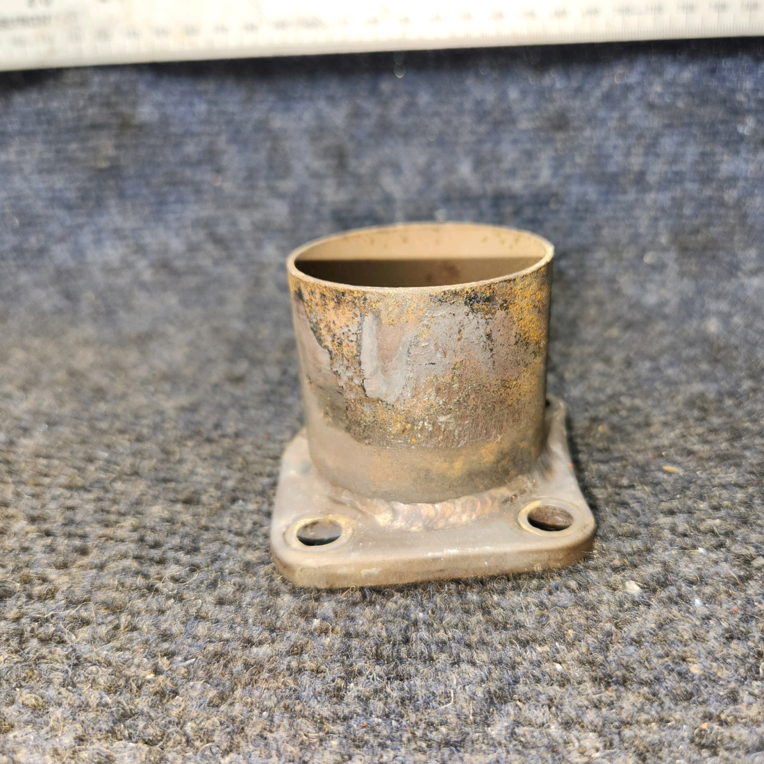 Used aircraft parts for sale, 96-950002-47 BEECHCRAFT 95-55B Exhaust Riser/Stub Assembly Cylinders 1 & 2 - Price per Each