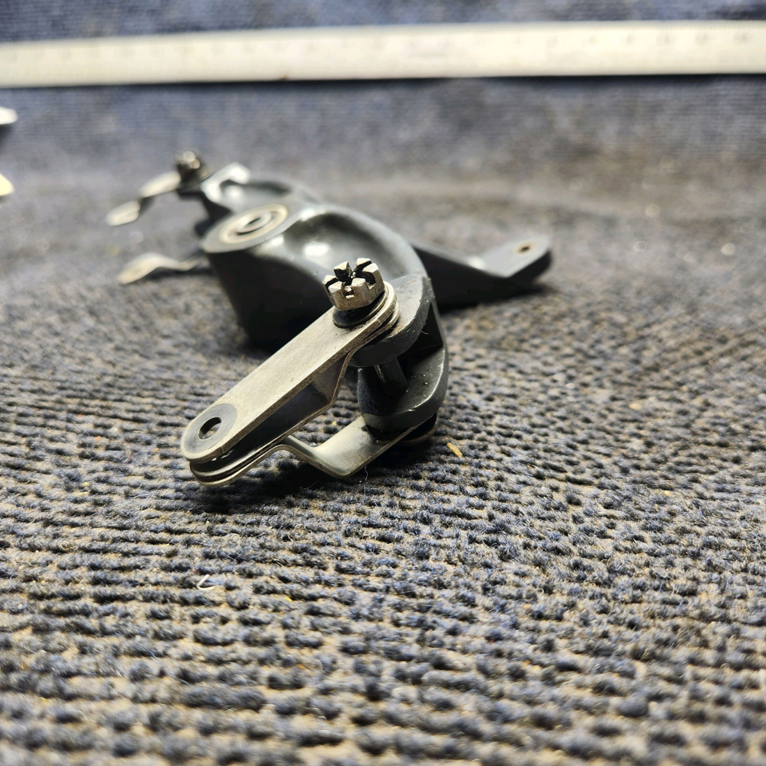 Used aircraft parts for sale, 35-524138-2 Beechcraft 35-33 Rudder Control Bellcrank - RH