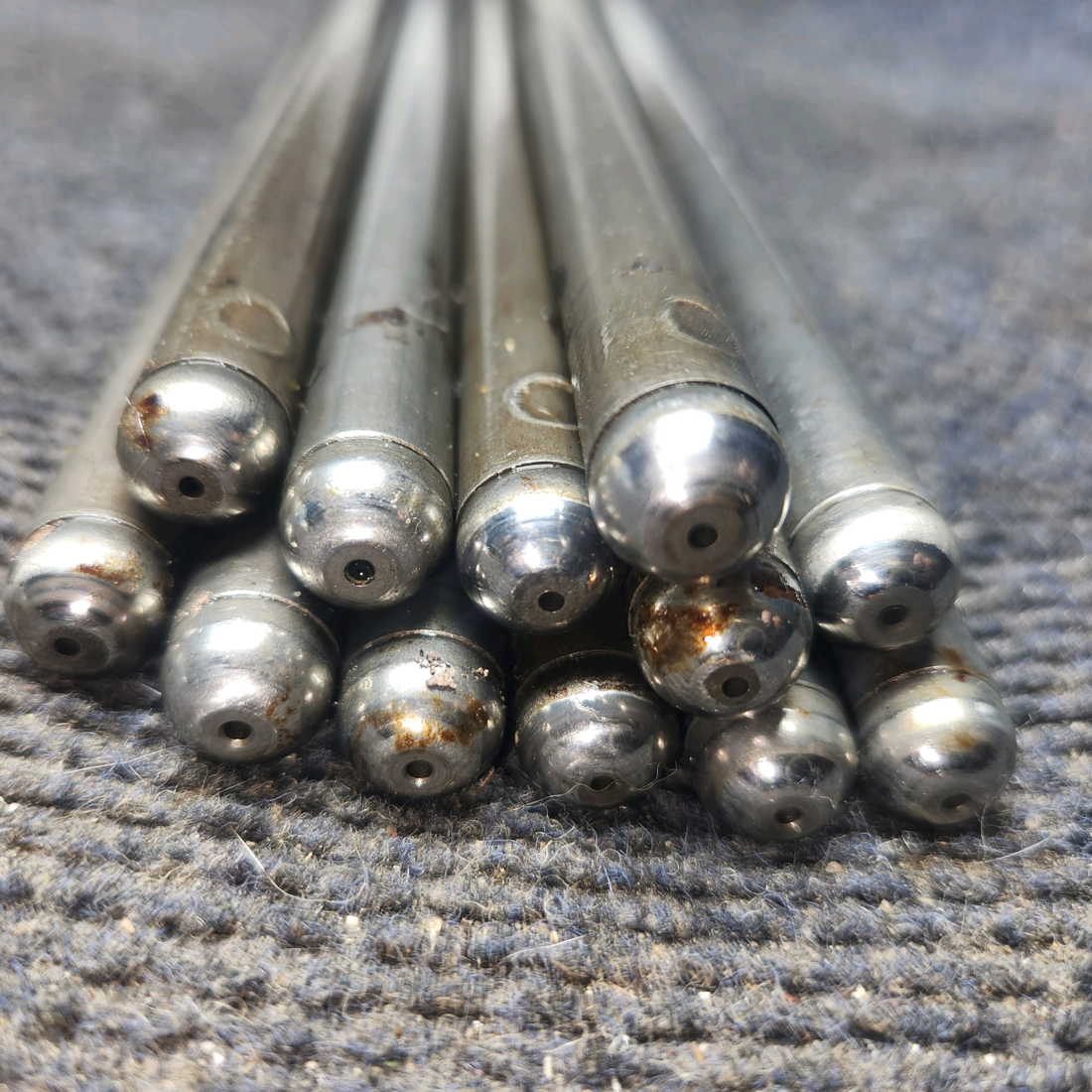 Used aircraft parts for sale, 538304 Continental O-470 Cessna 182G Push Rods