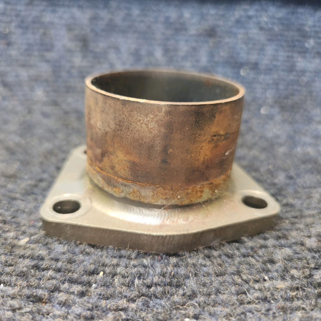 Used aircraft parts for sale, 96-950002-47 BEECHCRAFT 95-55B Exhaust Riser Stub  Cylinders 1–2 - Price per Each