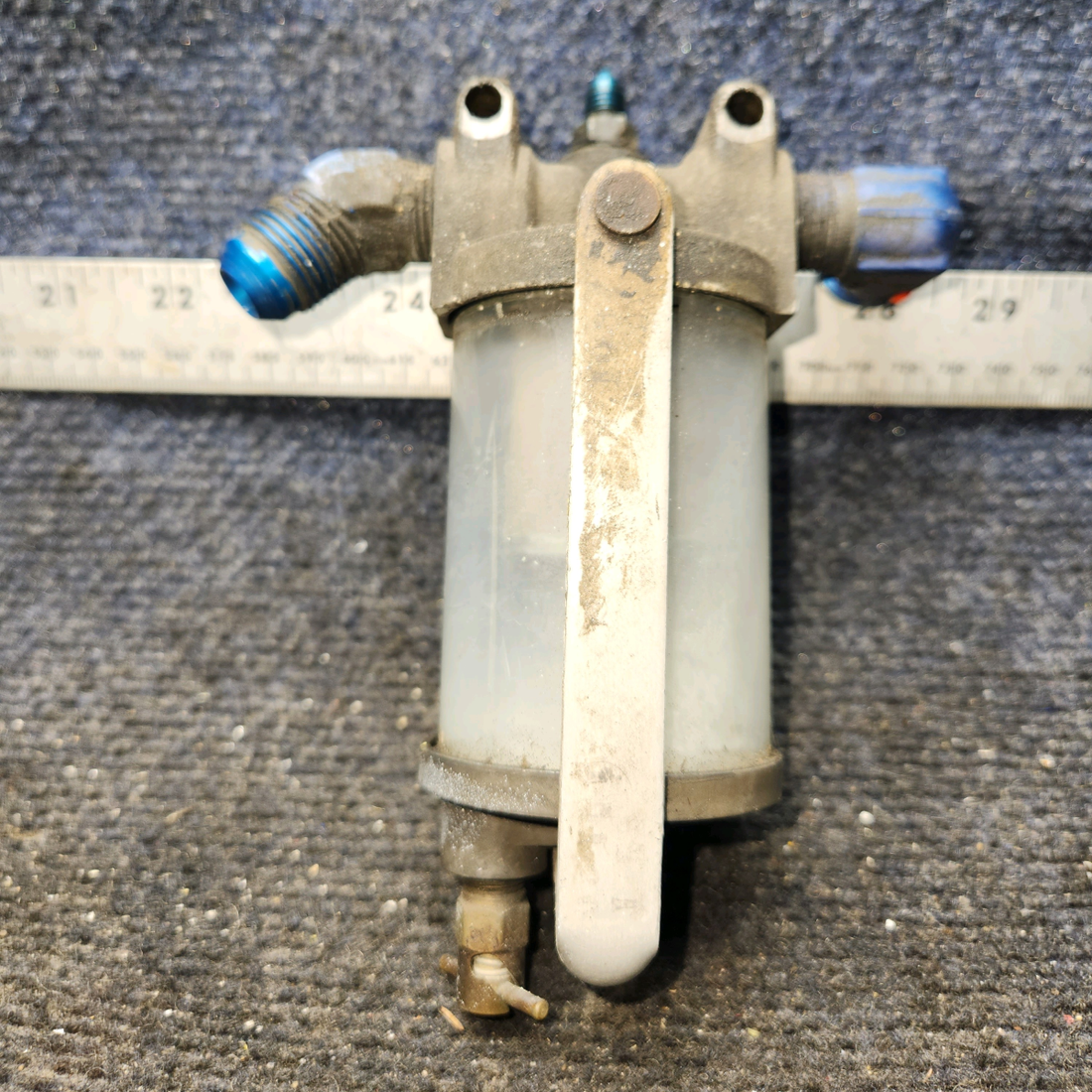 Used aircraft parts for sale, 0511199-48 Cessna 172 E Fuel Strainer Assembly