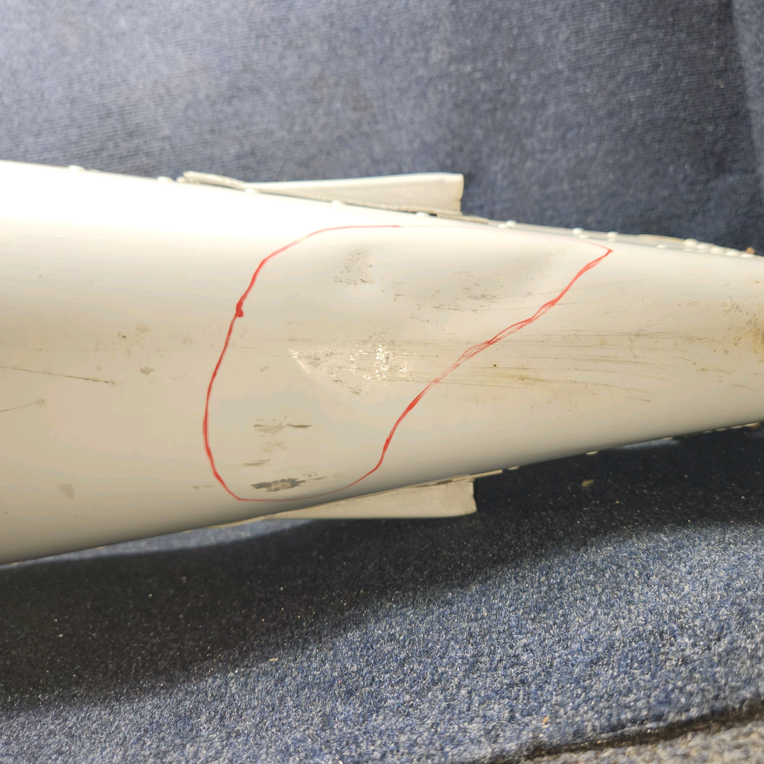 Used aircraft parts for sale, 0512008-2 Cessna 172F Fuselage Tailcone Assy