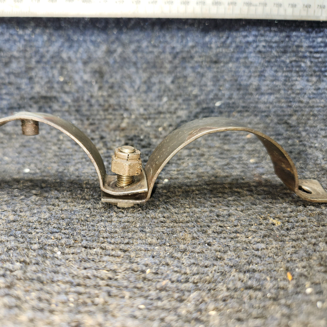 Used aircraft parts for sale, 0550157-5 Continental O-300-D Cessna 172 Exhaust Clamp