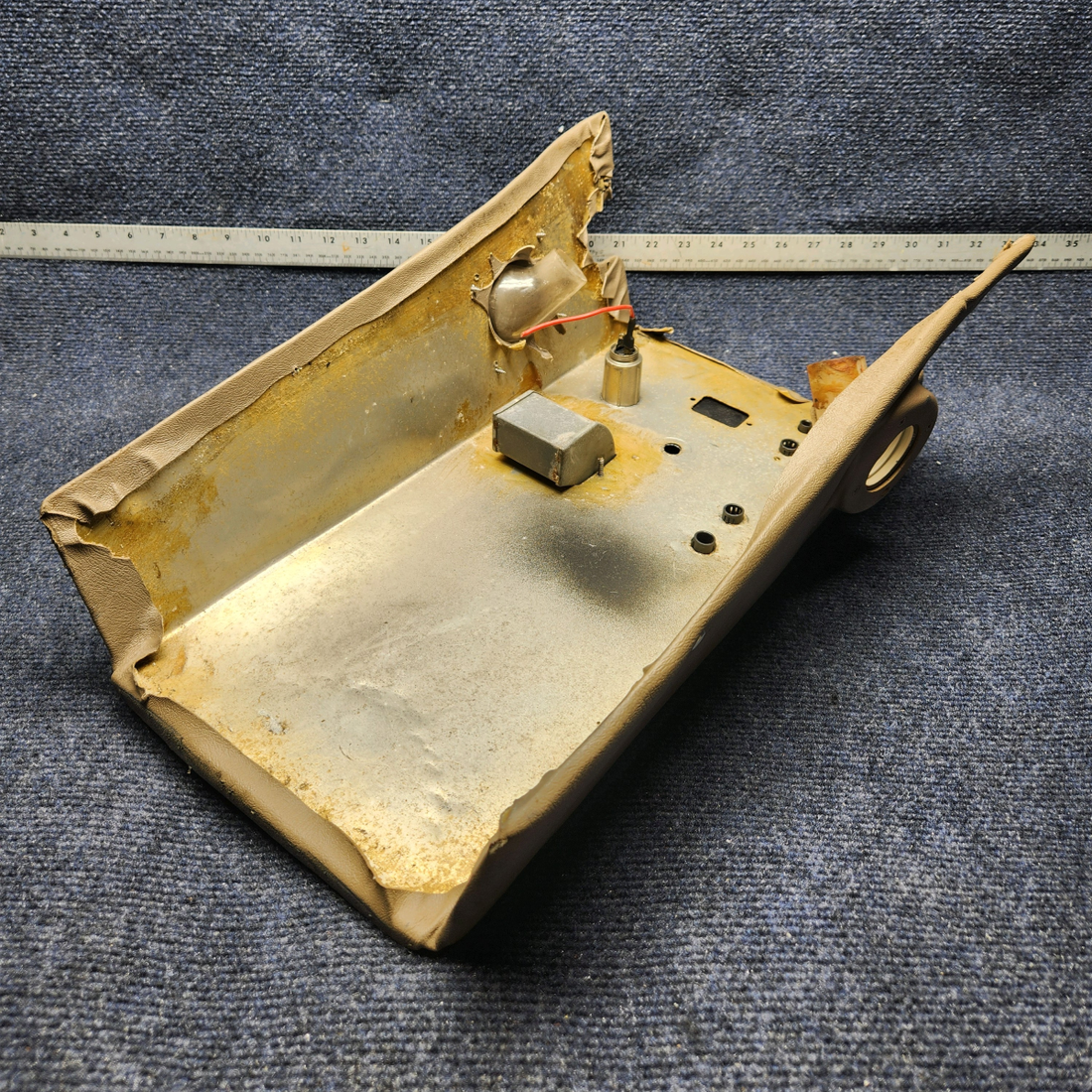 Used aircraft parts for sale, 169-530001-331 Beechcraft C23 SUNDOWNER PEDESTAL COVER  SKIRT