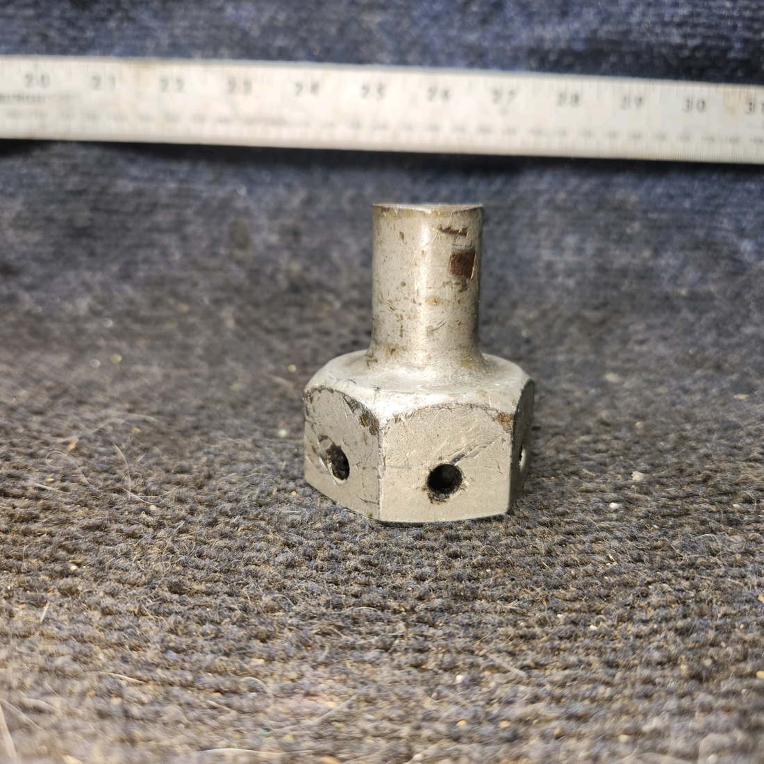 Used aircraft parts for sale, 0741047-2 cessna 172N Main Landing Gear Fairing Axle Nut – 2.34 in