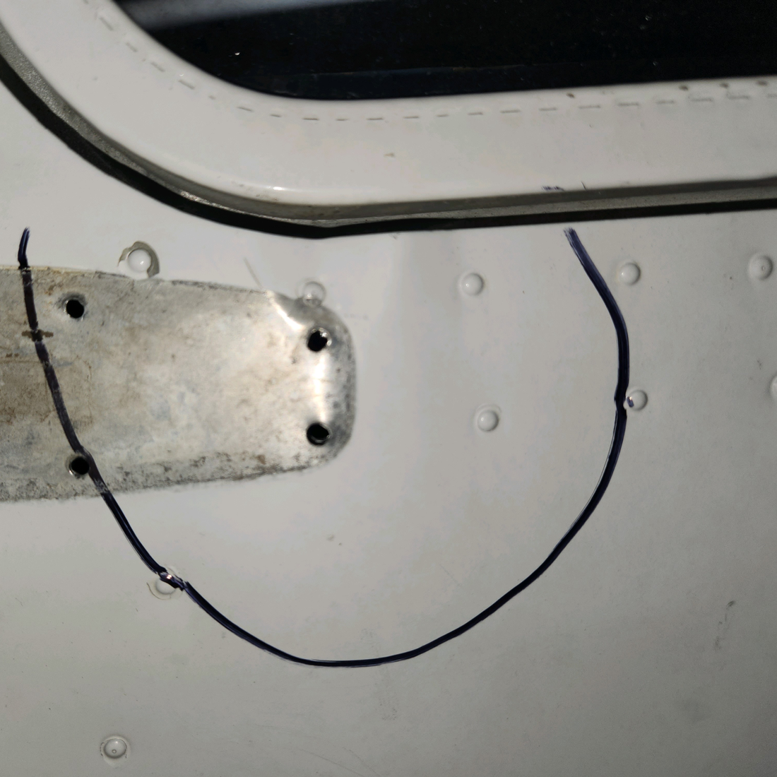 Used aircraft parts for sale, 0413033-1 cessna 150G Cabin Door – Pilot Side LH