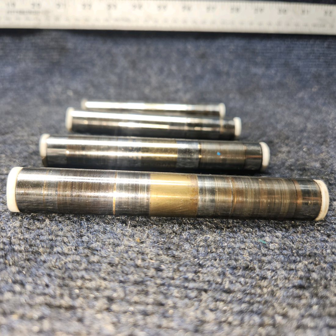 Used aircraft parts for sale, LW-13790 Lycoming O-320 Piper PA28-140 Rocker Valve Shaft with Button – Set of 4