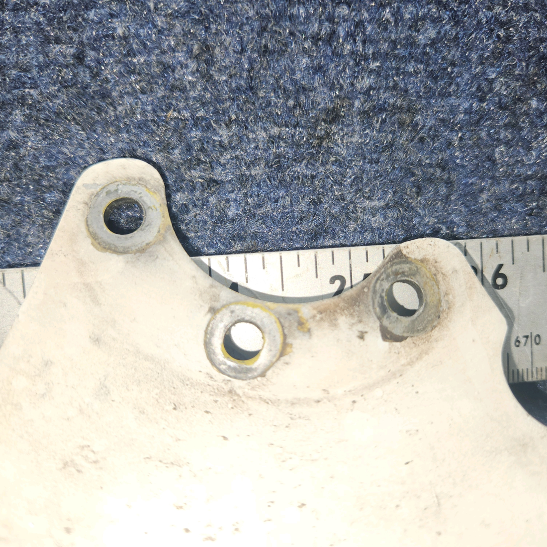 Used aircraft parts for sale, 63370-004 Piper PA28-140 Main Gear Wheel Fairing Bracket Assembly RH