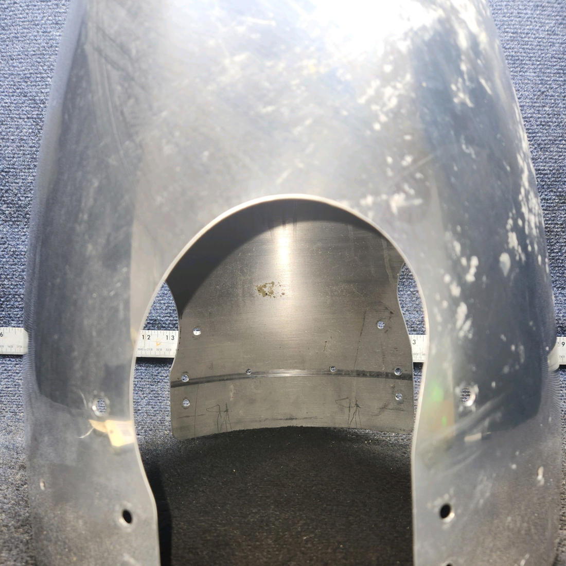 Used aircraft parts for sale, D-4797-3P Cessna 182G 3-Blade Spinner Assembly With Back Plate