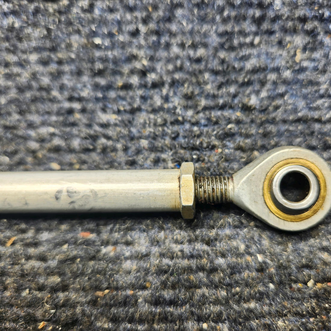Used aircraft parts for sale, 169-524013-37 Beechcraft C23 SUNDOWNER Aft Rudder Pedal Interconnect Control Rod Assembly