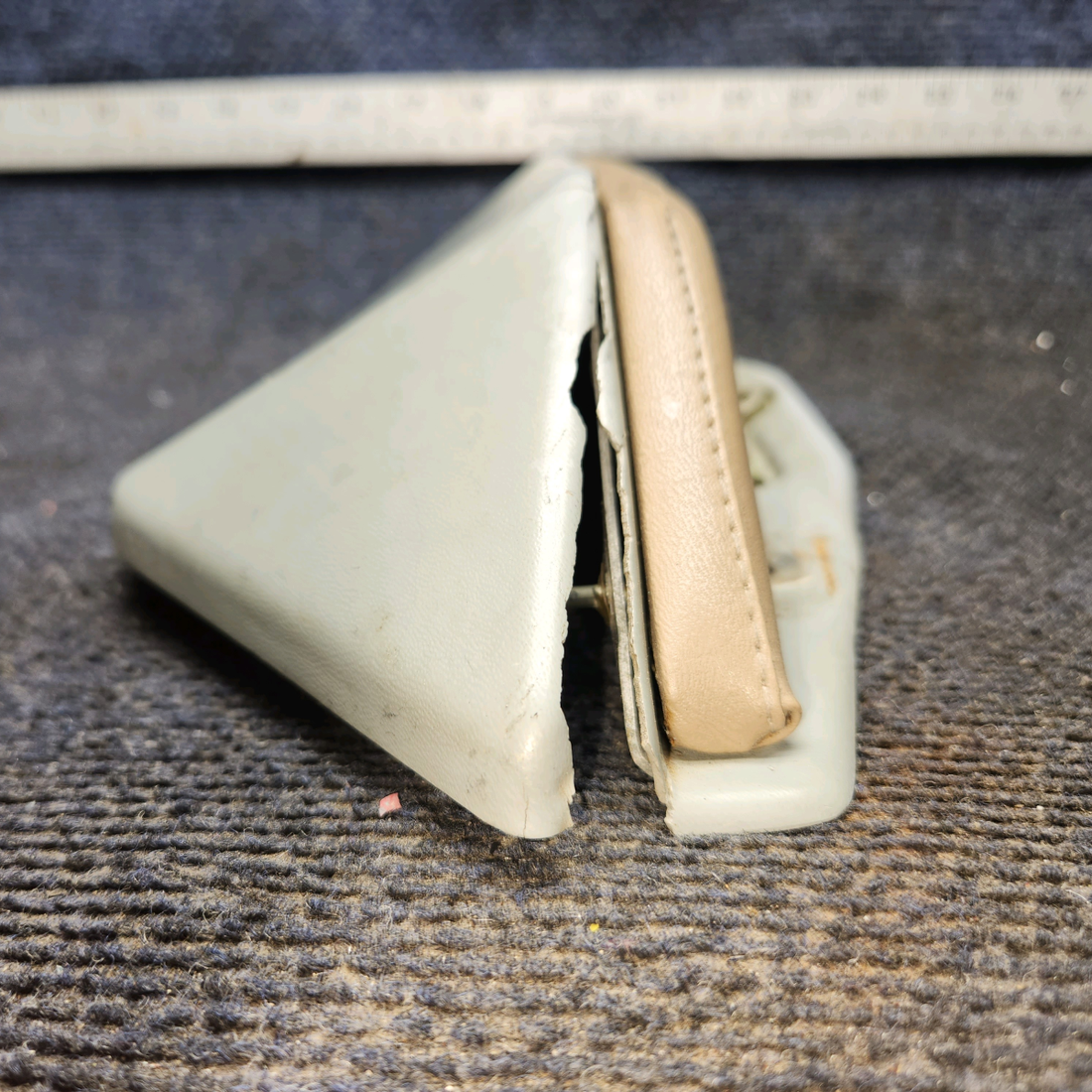 Used aircraft parts for sale, 33-534012-1, 33-534012-5, 35-534012-5 Beechcraft 35-33 Armrest Assembly – Gray/Beige