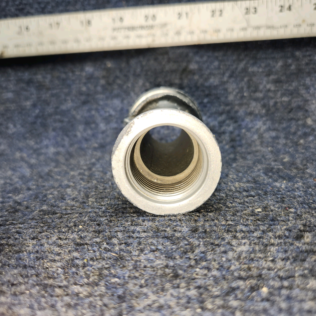 Used aircraft parts for sale, 75737 Lycoming O-540 PIPER PA-24-250 EXTENSION Oil filler short 2-11/16"