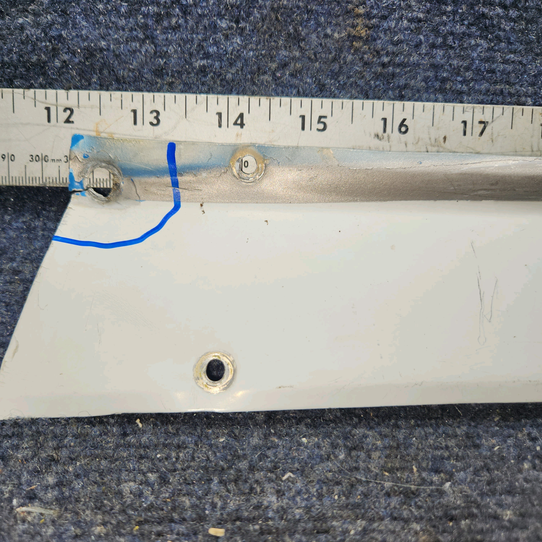 Used aircraft parts for sale, 96-440010-11 BEECHCRAFT 95-55B Vertical Fairing Skin - LH