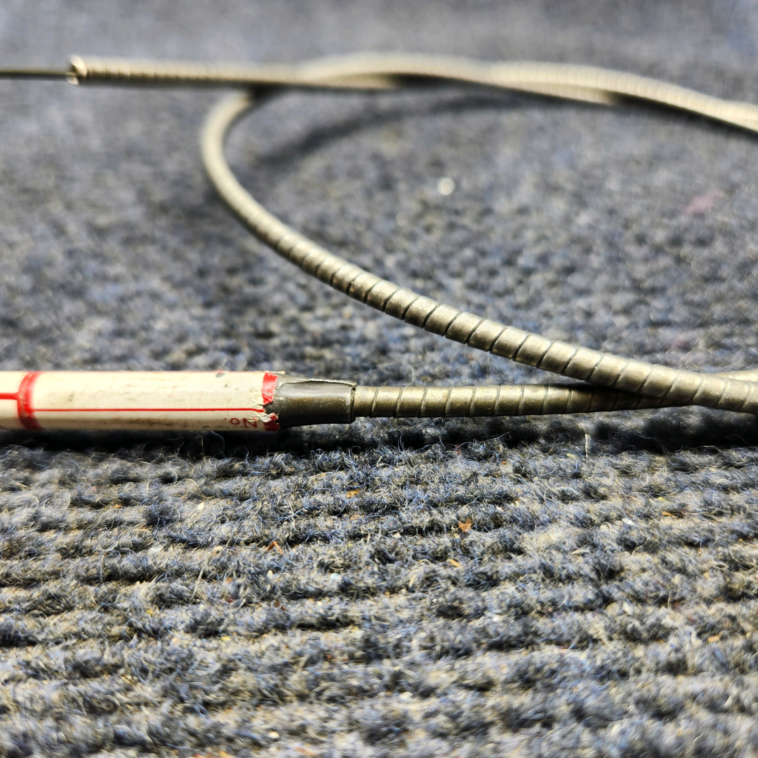 Used aircraft parts for sale, HE1001-6 Mooney M20C Mooney M20C HEAT CARB CONTROL CABLE