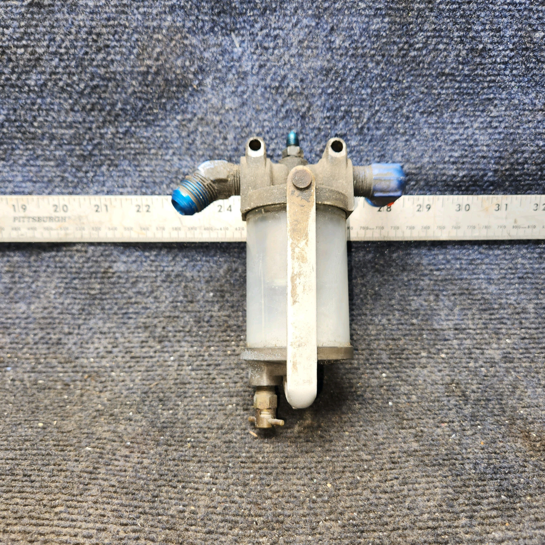 Used aircraft parts for sale, 0511199-48 Cessna 172 E Fuel Strainer Assembly