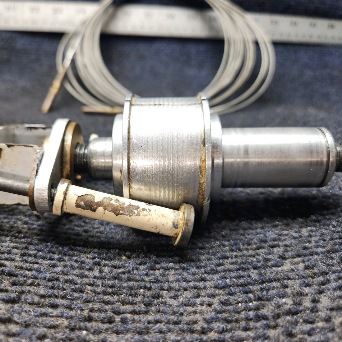 Used aircraft parts for sale, 78969-002 Piper PA32RT-300 Stabilator Trim Jackscrew and Barrel Assy With Cable