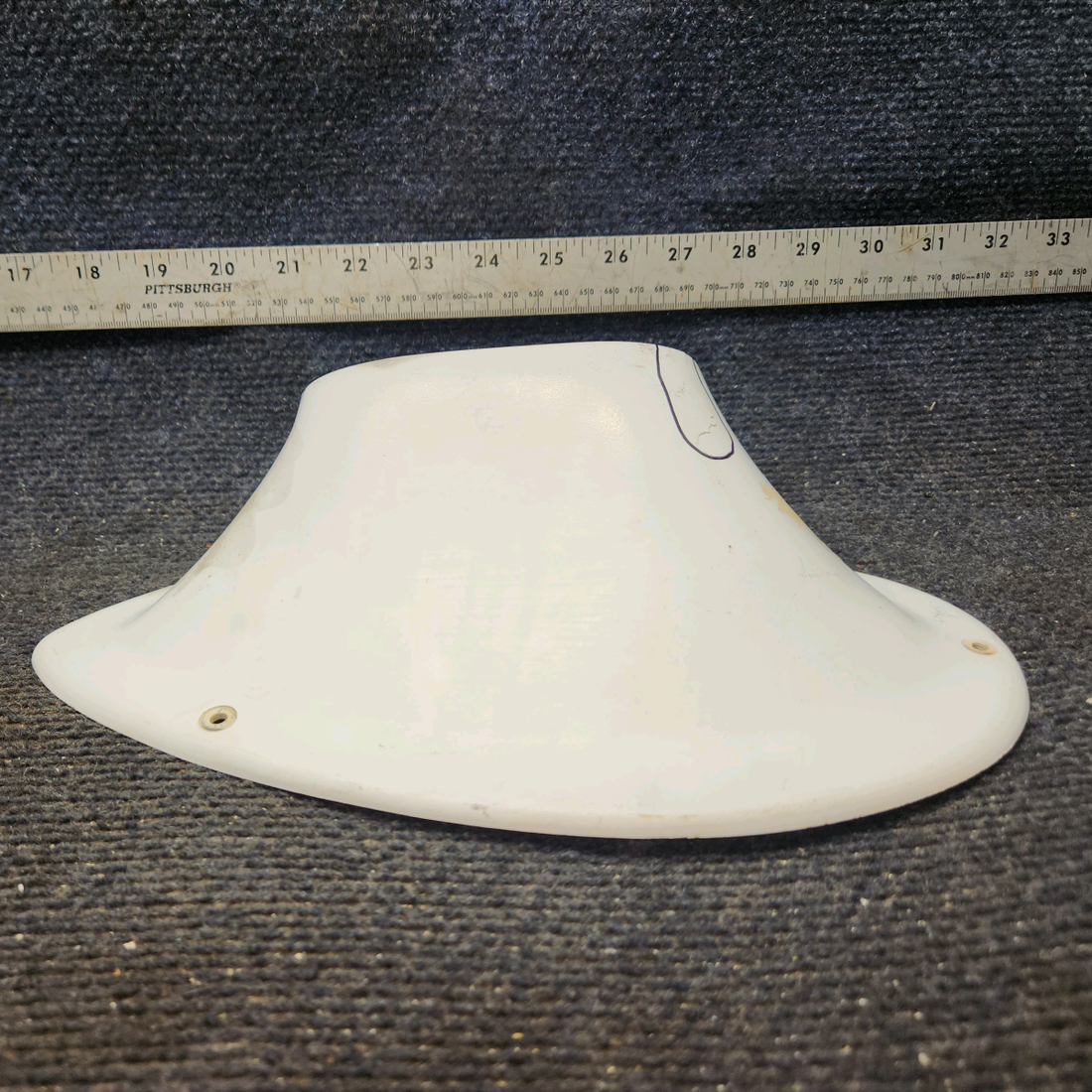 Used aircraft parts for sale, 0522150-4 Cessna 172E Upper Strut Fairing (Worn)