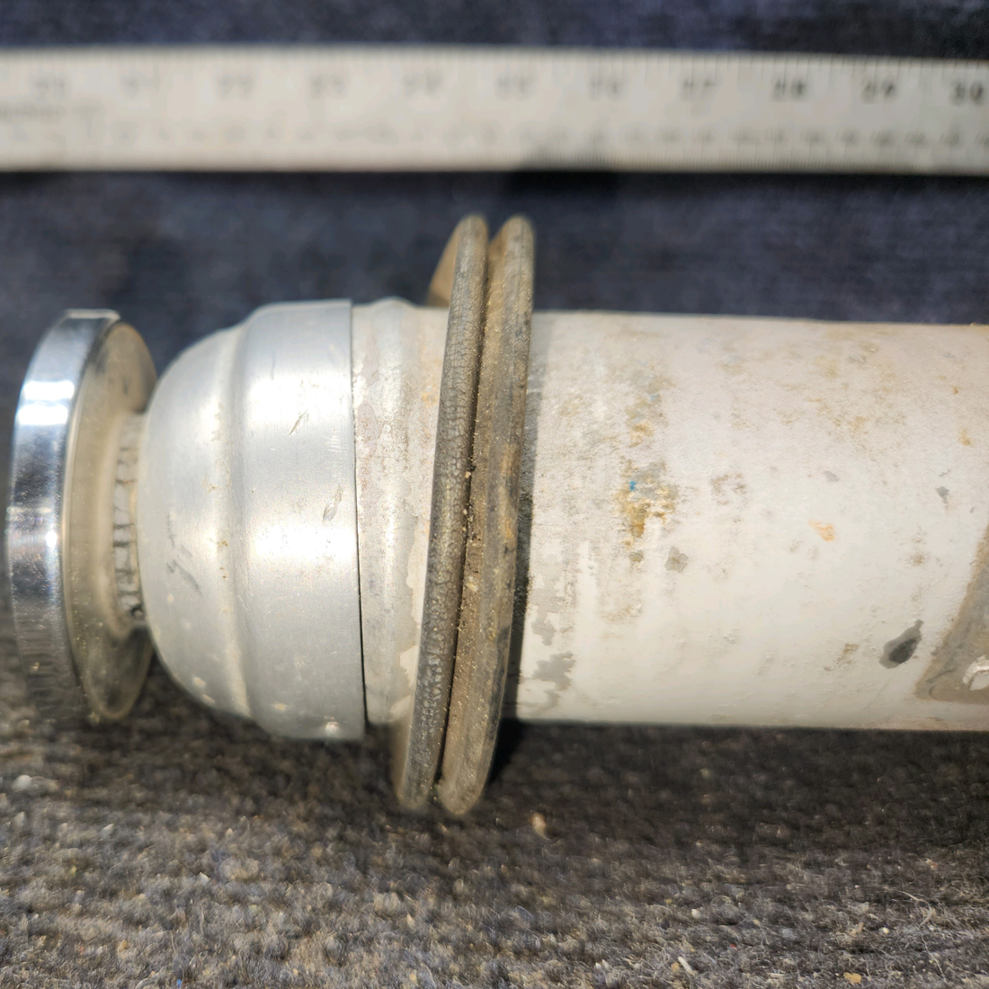 Used aircraft parts for sale, 0411078-2 Cessna C175 Outside Temp Indicator W/ Vent Tube