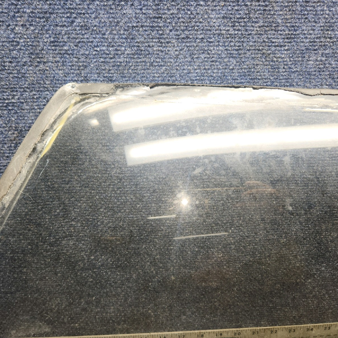 Used aircraft parts for sale, 65826-005, 65896-000 piper PA-28-181 Front Window w/ Storm Window - LH