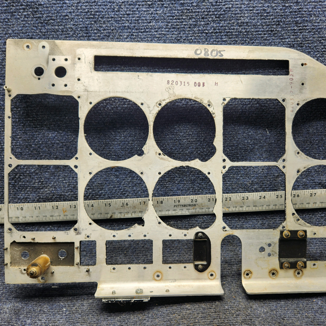 Used aircraft parts for sale, 820313 MOONEY M20J INSTRUMENT PANEL PILOT SIDE