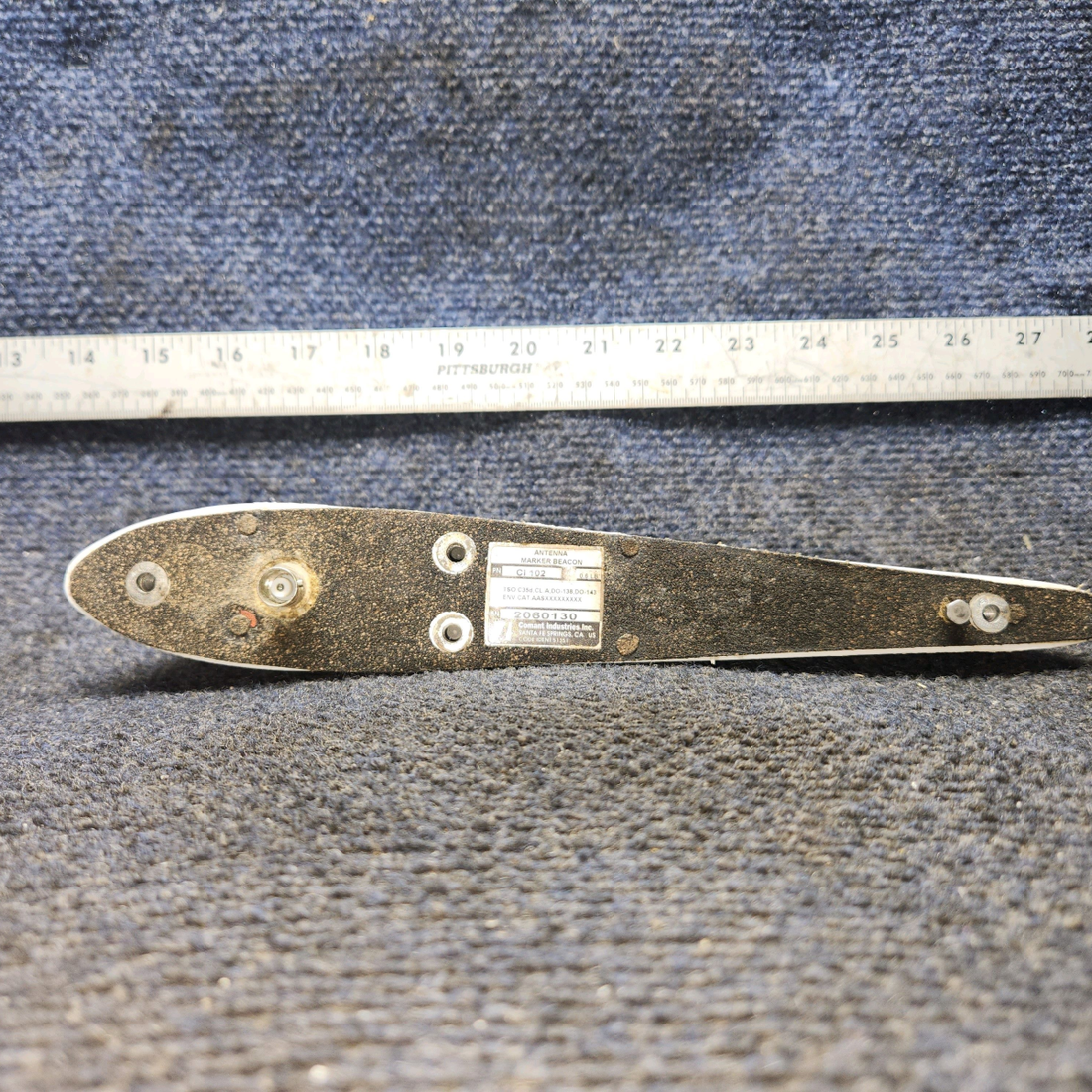 Used aircraft parts for sale, CI-102 Comant Industries Beechcraft 95-B55 Marker Beacon Antena