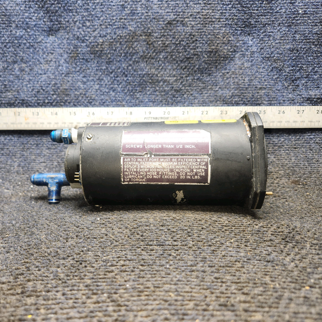 Used aircraft parts for sale, 37570-1002 EDO- AIRE 5000L-8 cessna 150G Attitude Gyro G-519B-1
