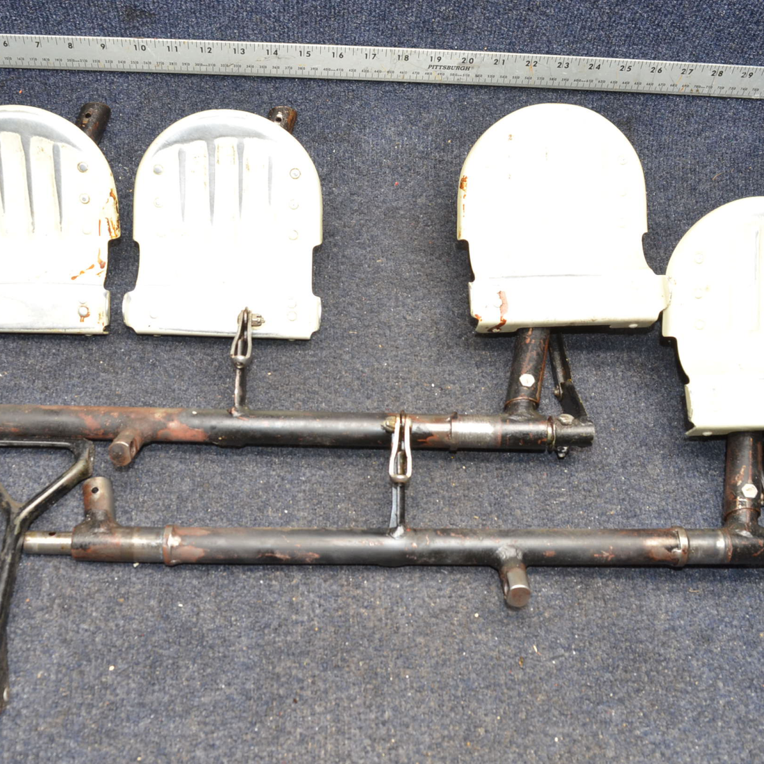 Used aircraft parts for sale, 310453 Cessna C175 EARLIER MODEL CESSNA RUDDER PEDAL ASSY