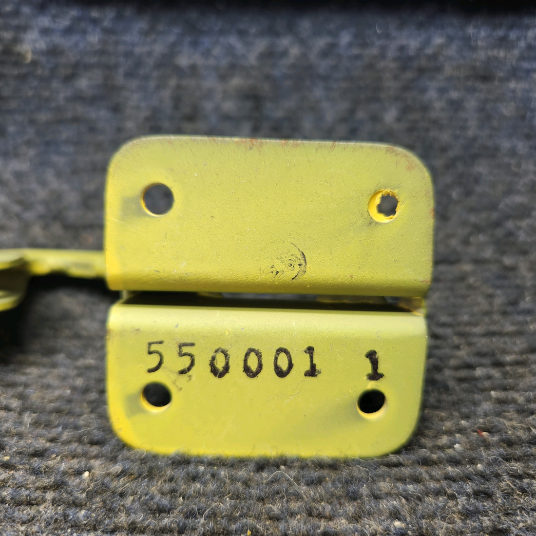 Used aircraft parts for sale, 550001-001 Mooney M20 Hinge Plate Assy - Price per Each
