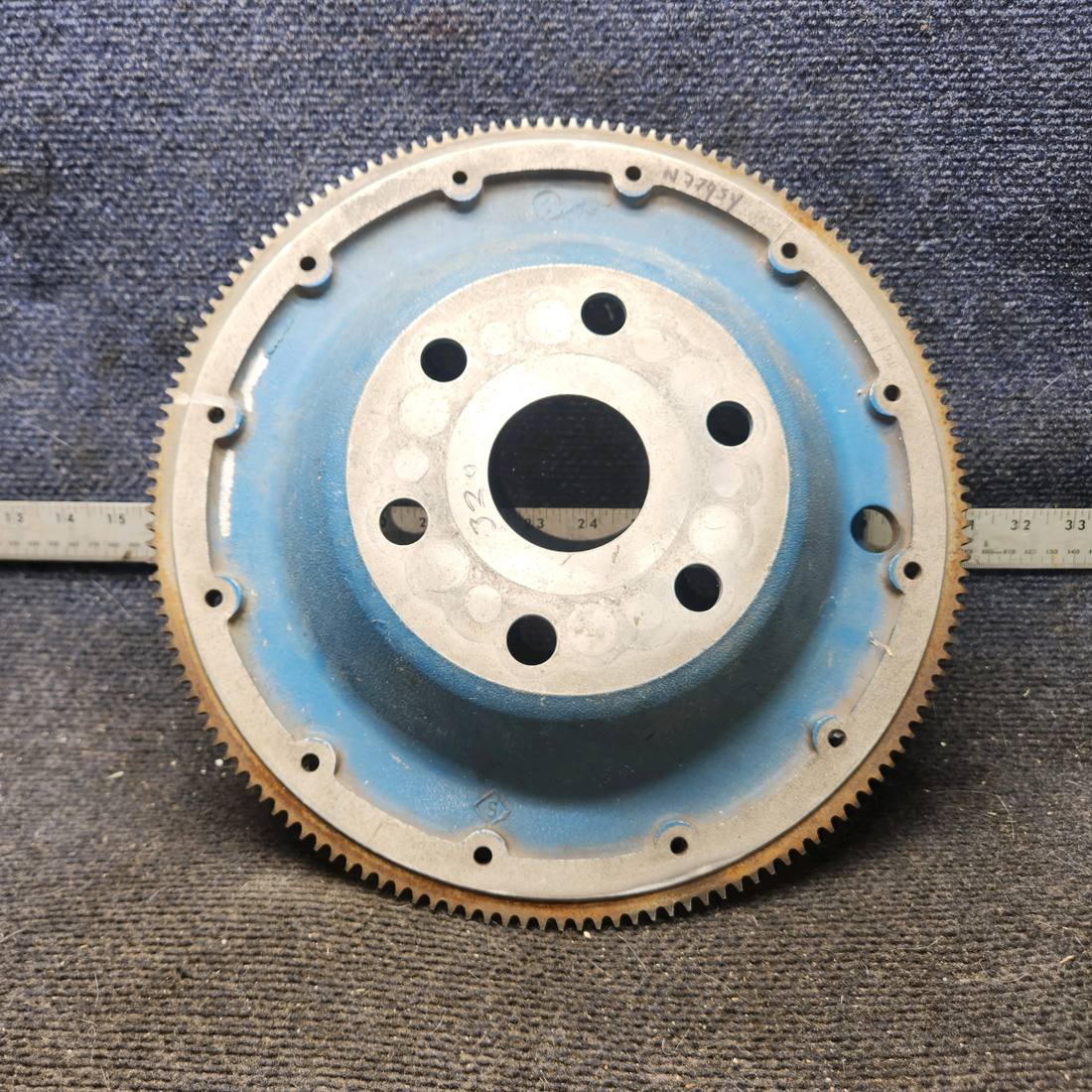 Used aircraft parts for sale, 76628 cessna 172N Starter Ring Gear Assembly