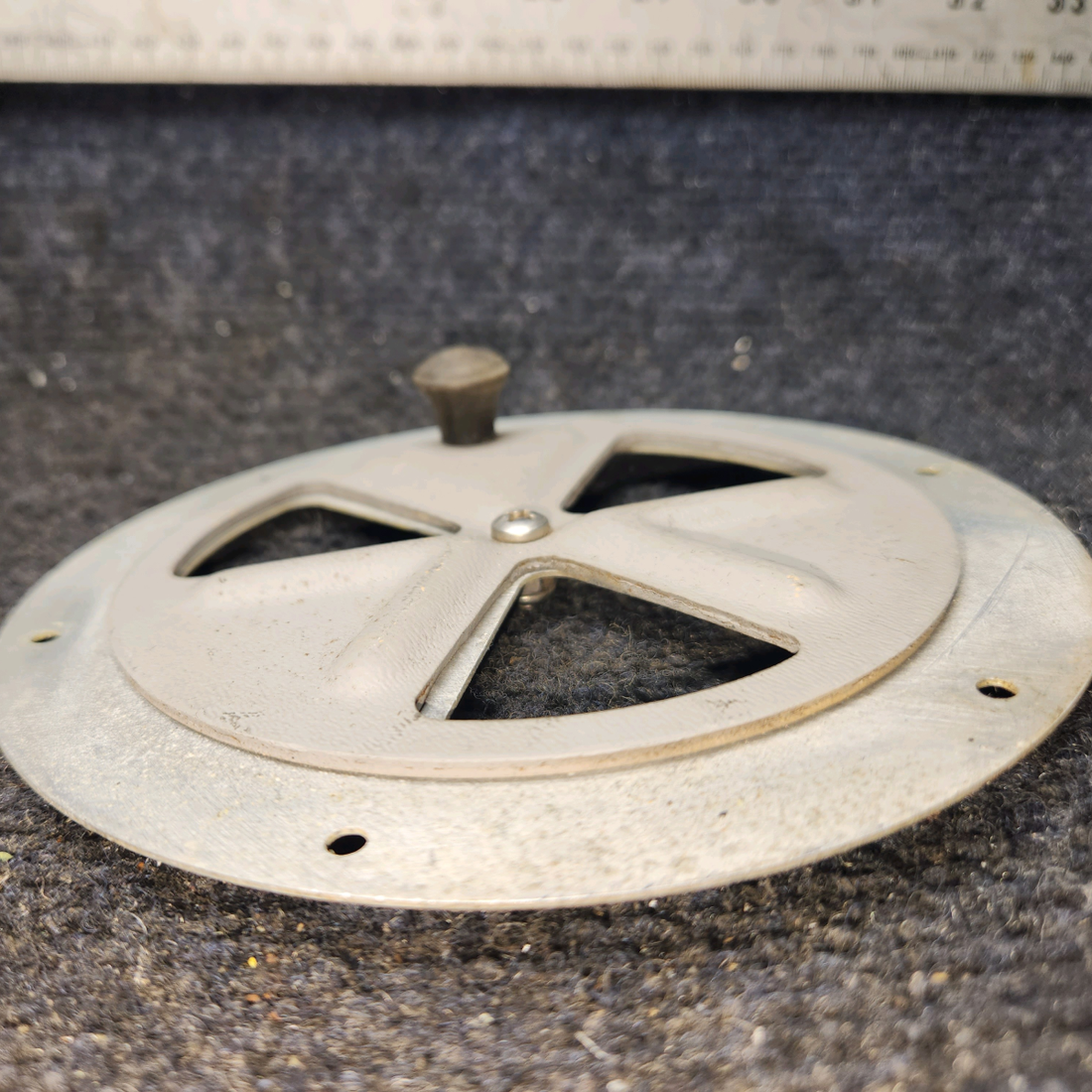 Used aircraft parts for sale, 62973-005 Piper PA32RT-300 Cabin Exhaust Vent Disc Assembly