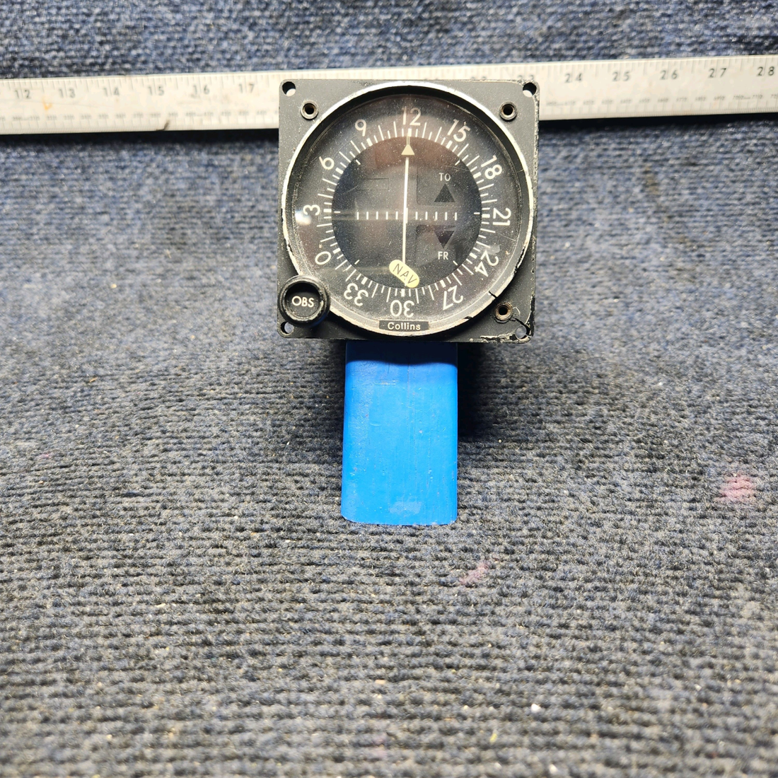 Used aircraft parts for sale, 622-2082-003 Collins IND-350 NAVIGATION INDICATOR (14V)