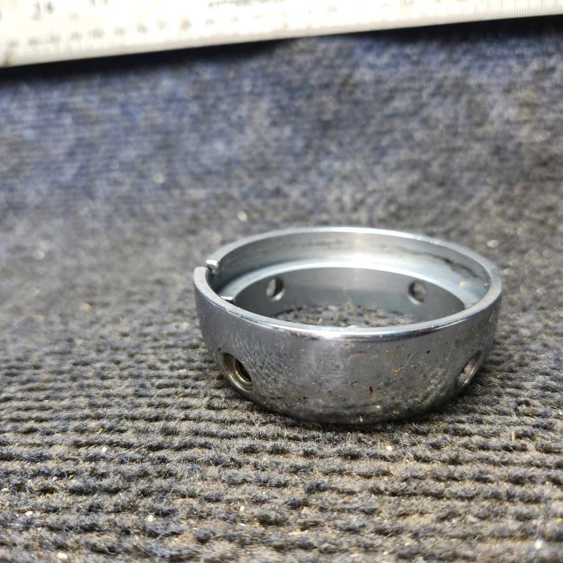 Used aircraft parts for sale, 35-524238-4 Beechcraft 35-33 Retainer Control Arm Yoke
