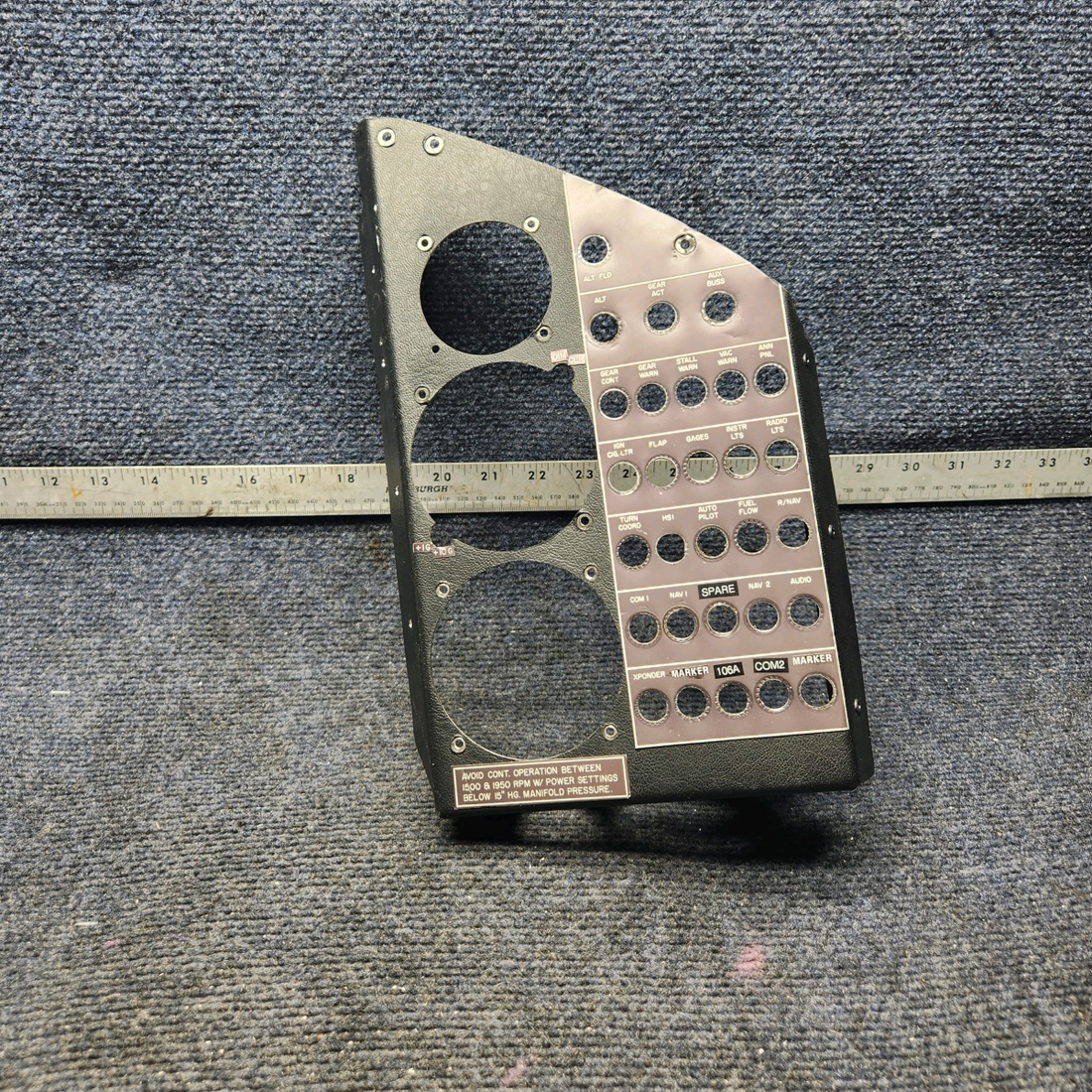 Used aircraft parts for sale, 820305-901 / 820306 MOONEY M20J INSTRUMENT PANEL COMPLETE
