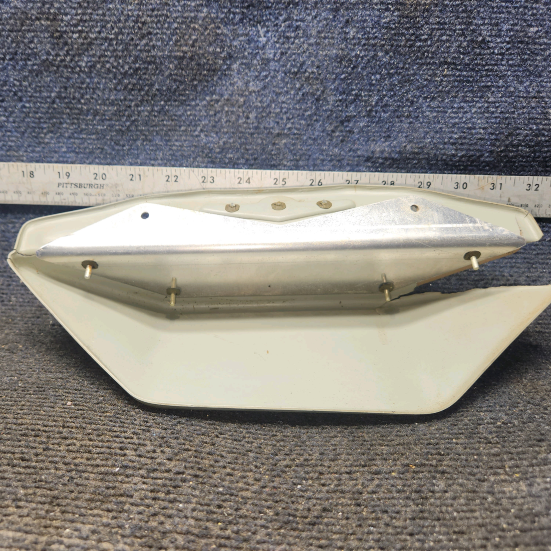 Used aircraft parts for sale, 33-534012-1, 33-534012-5, 35-534012-5 Beechcraft 35-33 Armrest Assembly – Gray/Beige