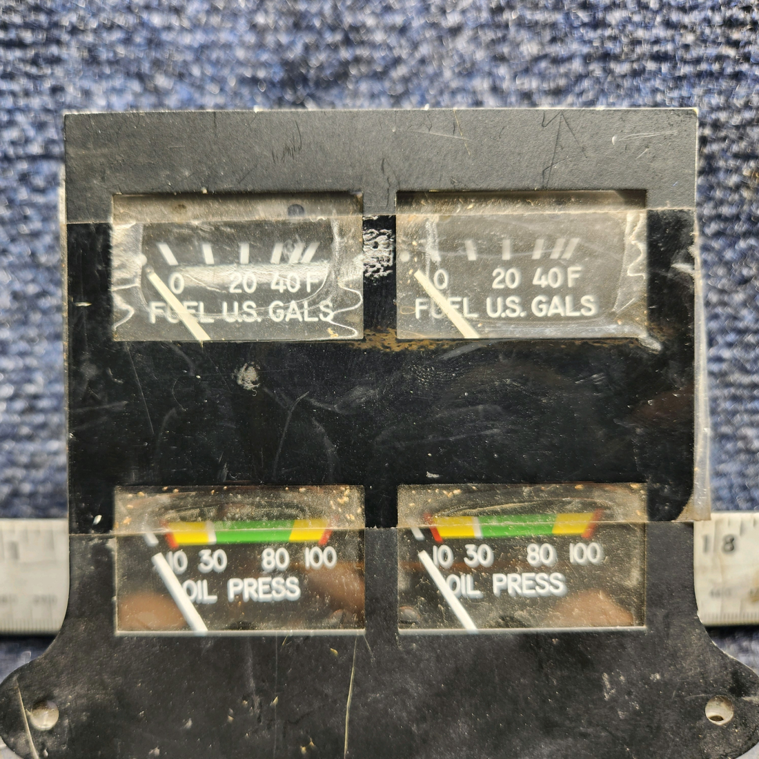 Used aircraft parts for sale, 39569-003 Rochester Gauges Piper PA34-220T Intrument Gauge Cluster (12V)