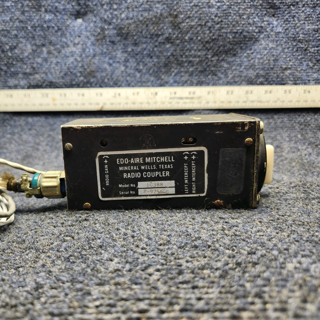 Used aircraft parts for sale, 1C388 EDO-AIRE Mitchell Beechcraft A24R Radio Coupler (Volts: 14)
