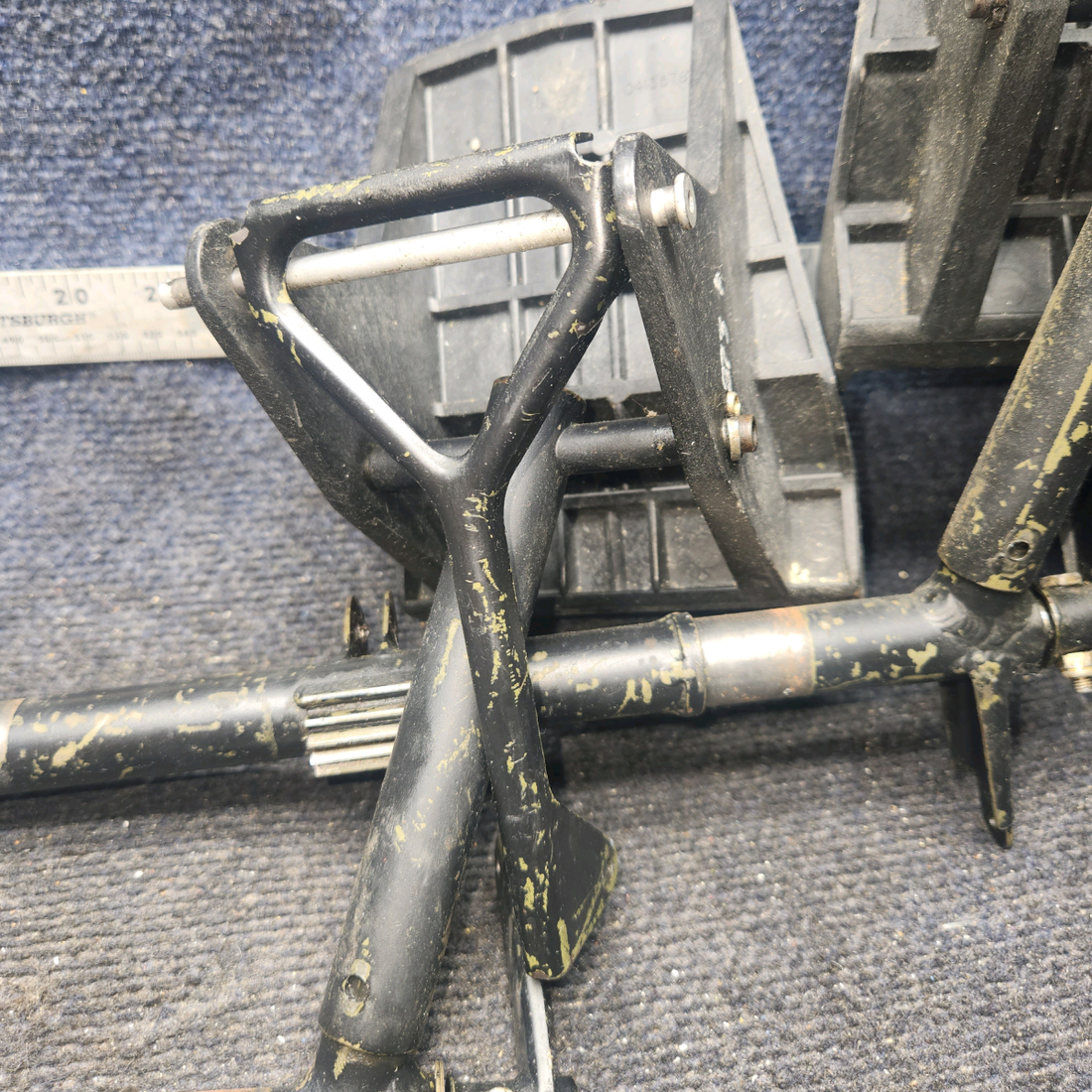 Used aircraft parts for sale, 2467001-2, 2467001-1 Cessna C172RG Rudder Bar and Pedal Set –LH/RH