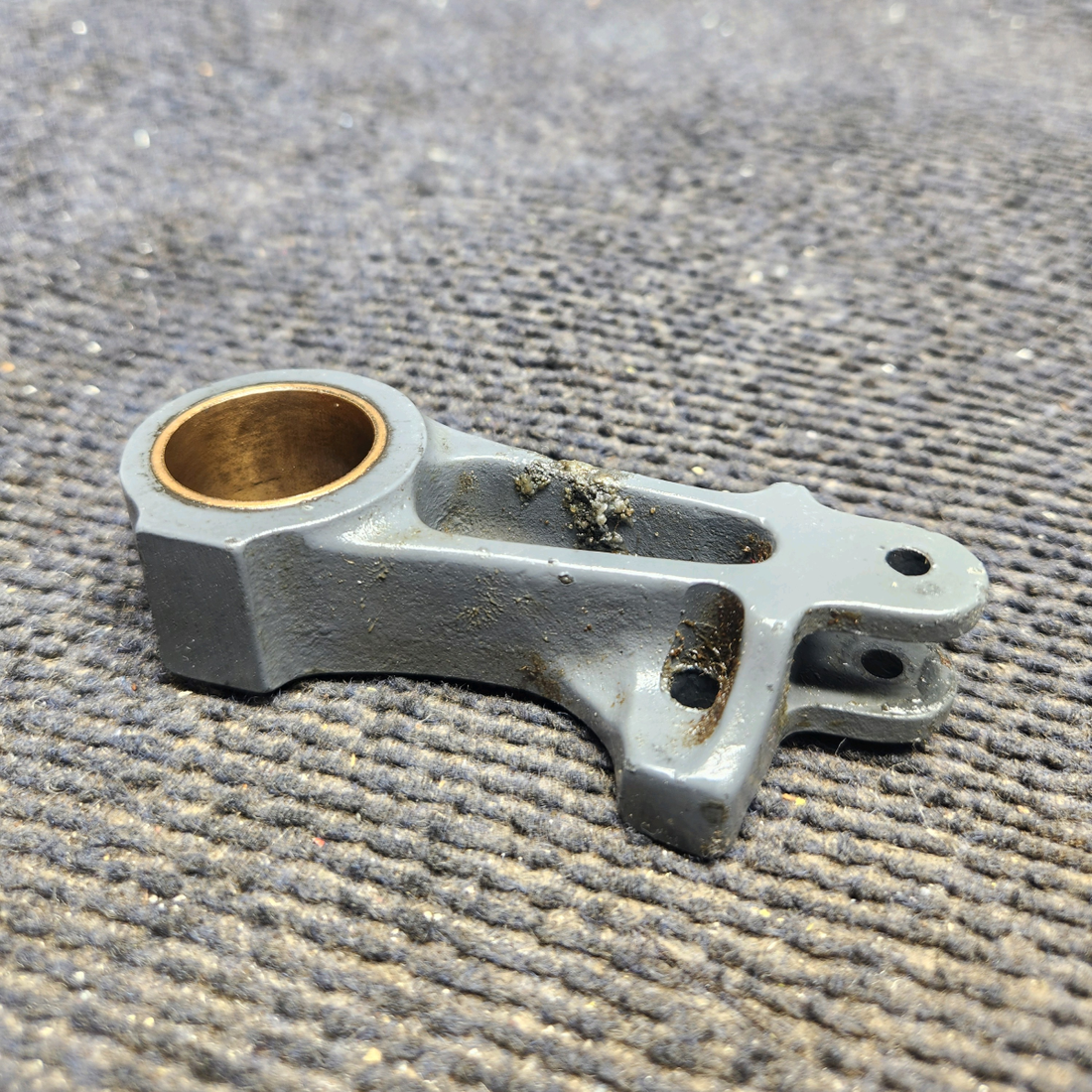 Used aircraft parts for sale, 35-524367-3 Beechcraft 35-33 Co-Pilot Rudder Pedal Arm Assy - RH