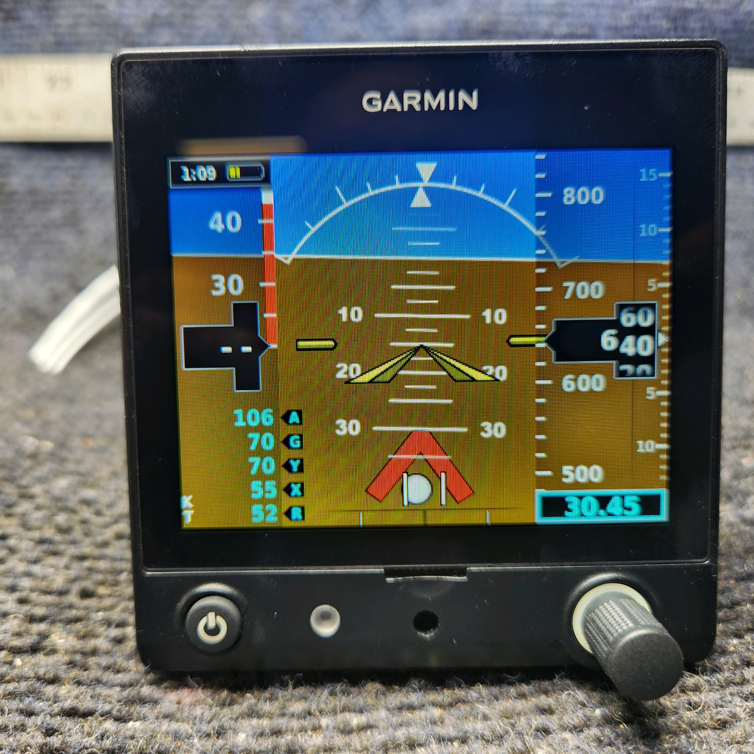 Used aircraft parts for sale, 011-03809-00 Garmin G5 Cessna 172E DG HSI With Back-up Battery GAD-29B Avionics Adapter