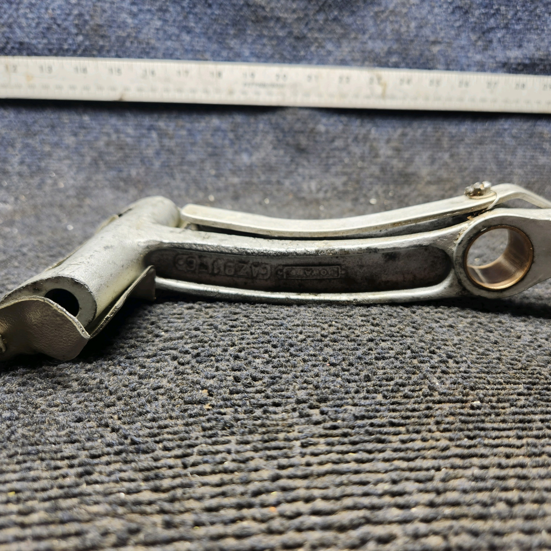 Used aircraft parts for sale, 35-524060-2, 35-524641 Beechcraft 35-33 Rudder Pedal and Arm