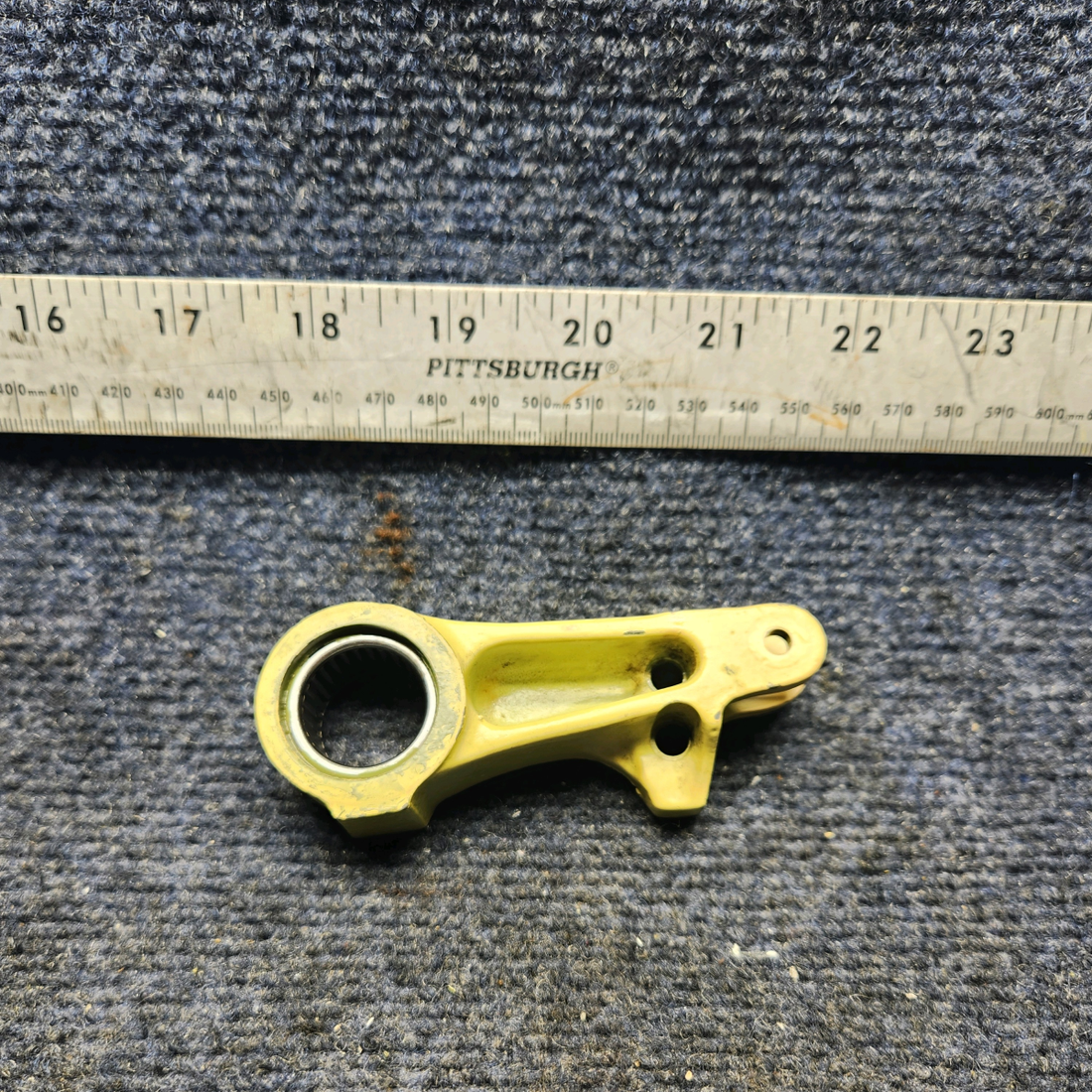 Used aircraft parts for sale, 35-524367-21 Beechcraft F33A RUDDER PEDAL LOWER RH ARM CO-PILOT