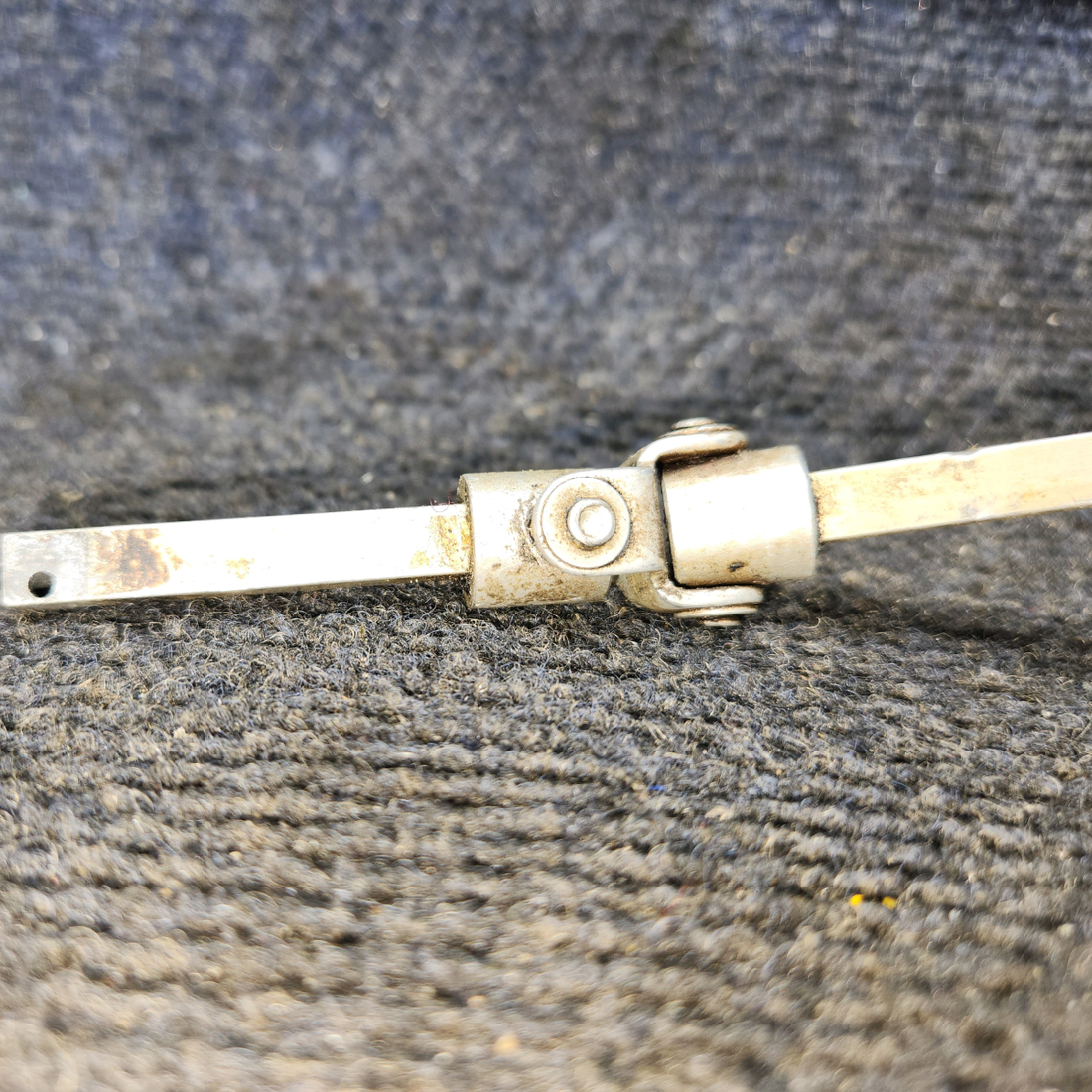 Used aircraft parts for sale, 0511157-14 Cessna C175 Fuel Selector Handle Shaft Plate