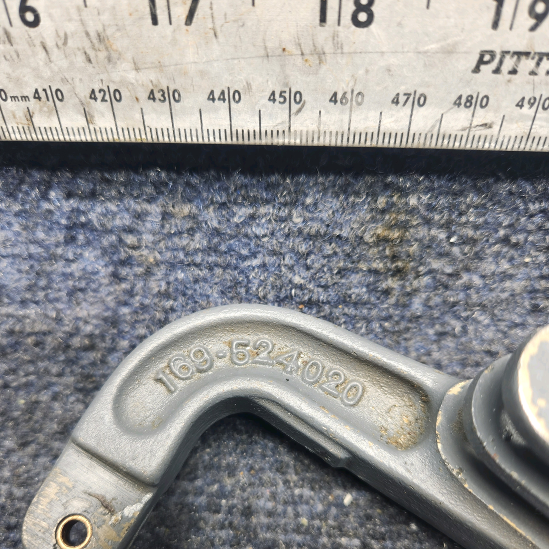 Used aircraft parts for sale, 169-524020-1 Beechcraft A23A Musketeer Custom III ARM AILERON CONTROL