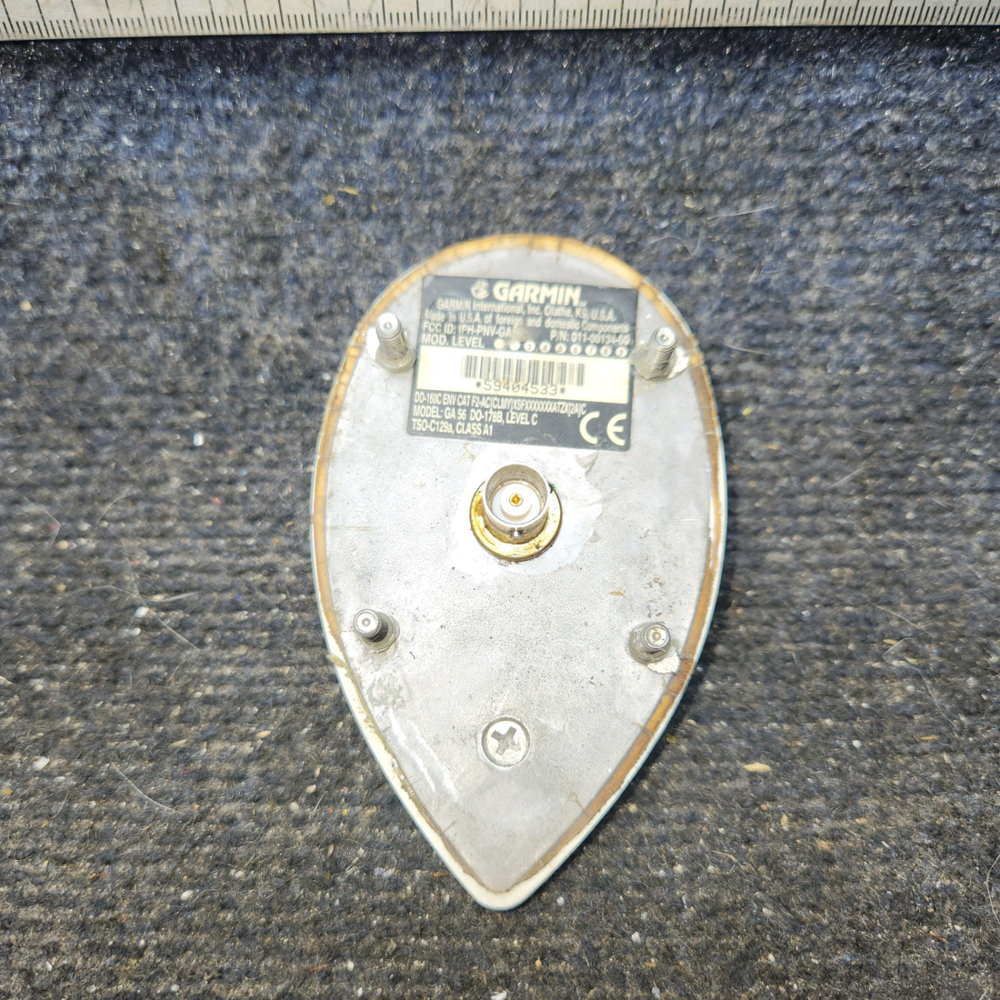 Used aircraft parts for sale, 011-00134-00 Garmin GA-56 cessna 172N GPS Antenna with Mods
