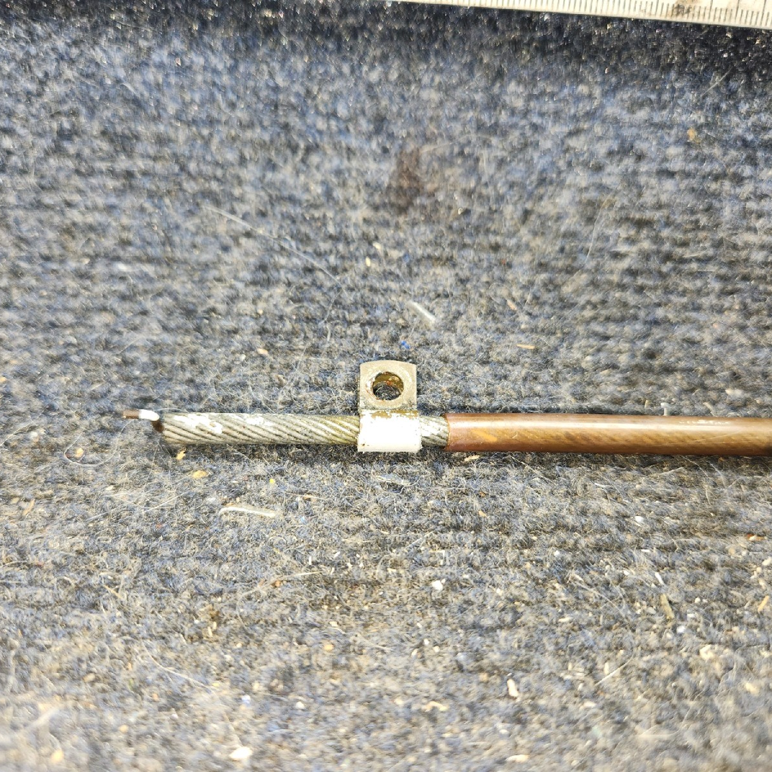 Used aircraft parts for sale, 554-144 piper PA-28-181 Defroster Valve Cable Assembly